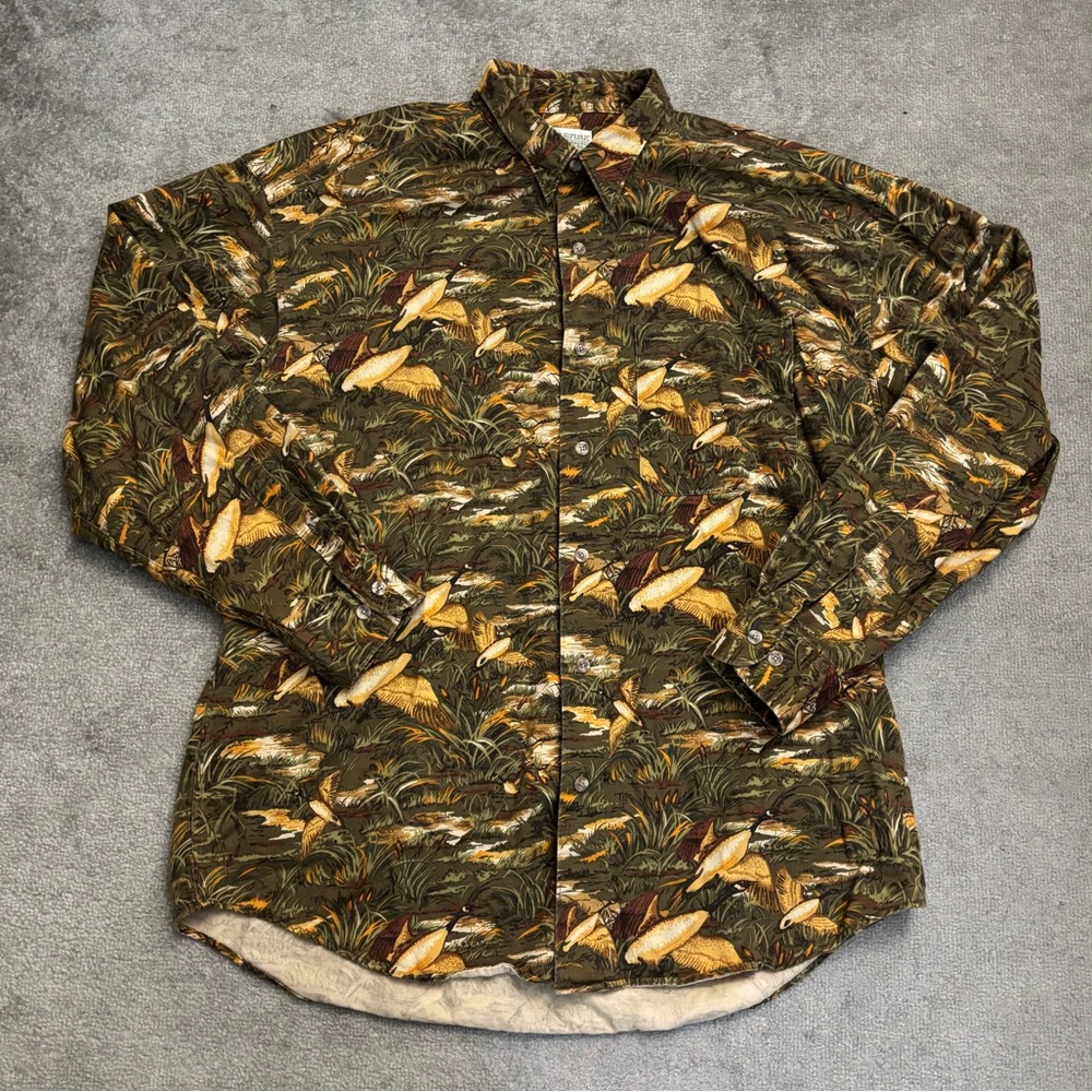 ❗️SOLD ❗️Banana Republic Safari Travel Cotton Flannel Button Down - Picture 1 of 7